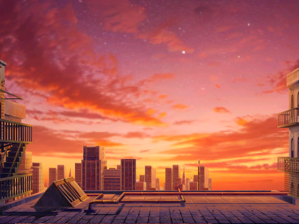 Concrete Rooftop - Dusk-Thumbnail